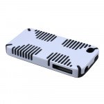 Wholesale iPhone 4 4S Hybrid Grip Case (White-Black)